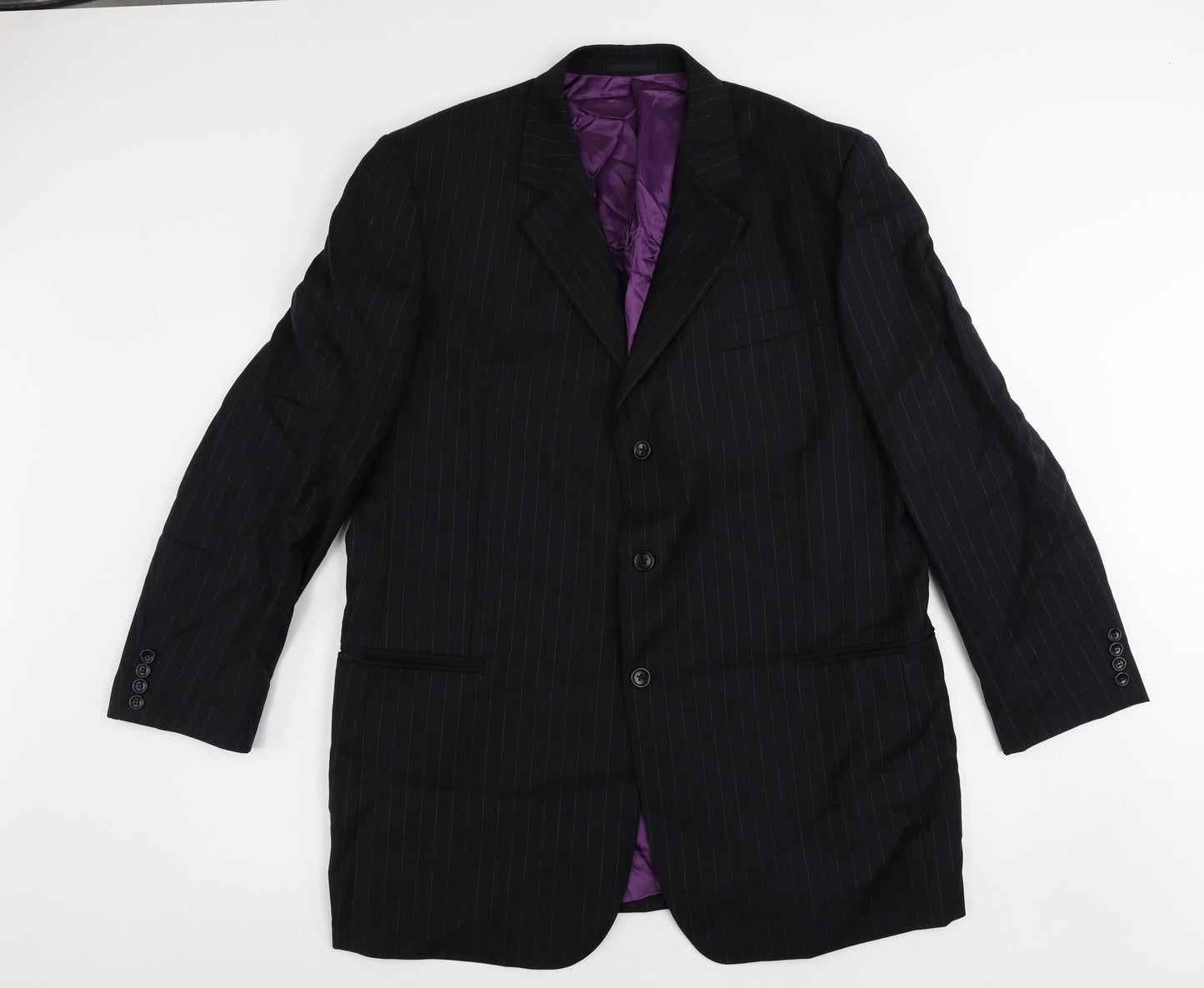 Mens UK Size 46 Racing Green Regular Blue Suit Jacket