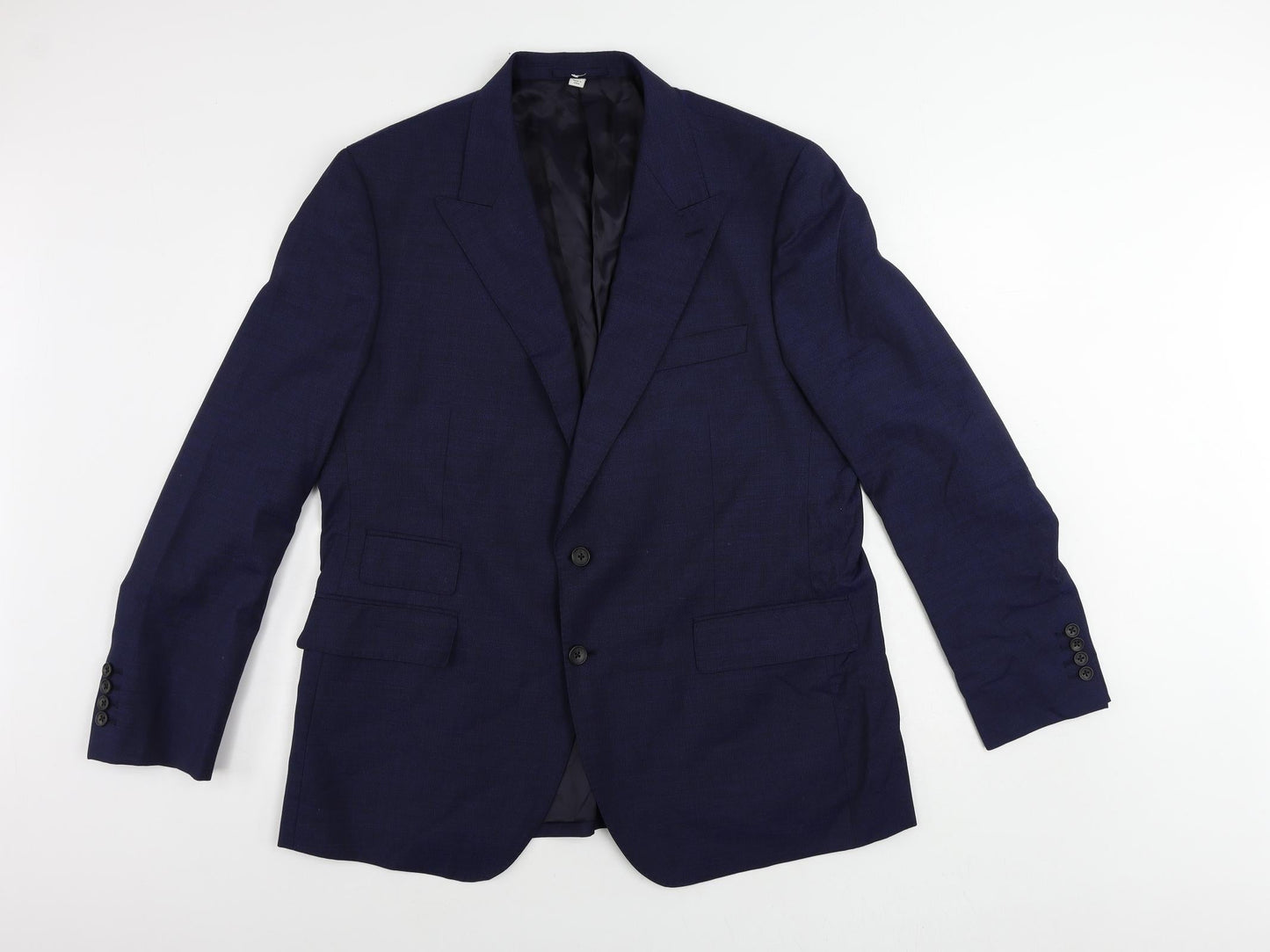 Mens UK Size 44 Marks and Spencer Regular Blue Suit Jacket