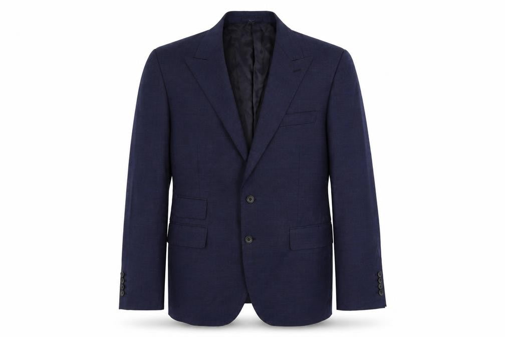 Mens UK Size 44 Marks and Spencer Regular Blue Suit Jacket
