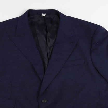 Mens UK Size 44 Marks and Spencer Regular Blue Suit Jacket