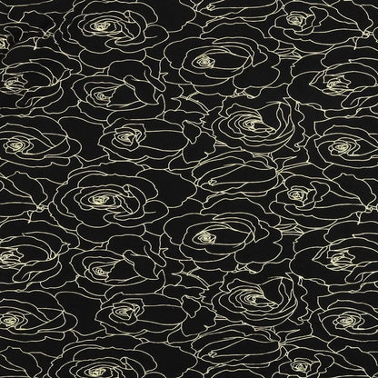 Real Basics Womens Black Floral Viscose Tunic Blouse Size S Round Neck
