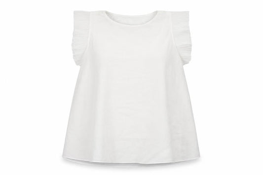 Womens UK Size M New Collection White Basic Blouse