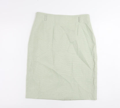 Betty Barclay Womens Green Polyester Straight & Pencil Skirt Size 14 Zip - Lined
