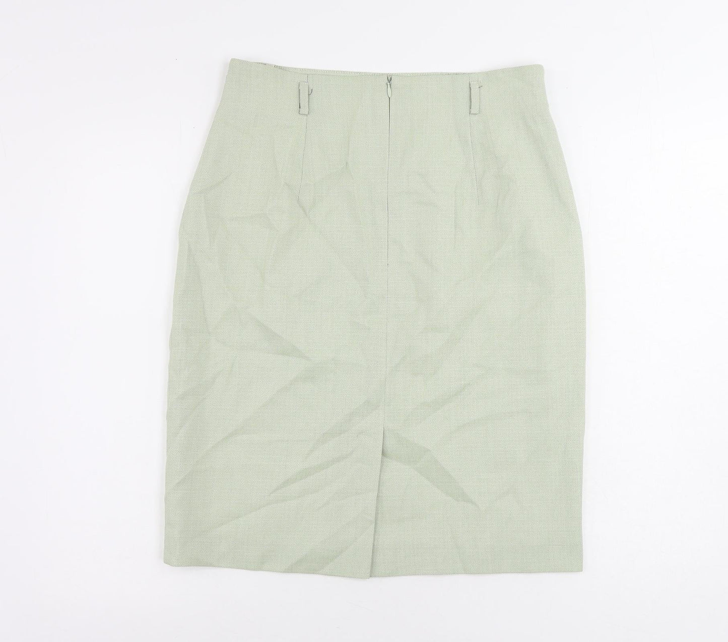 Betty Barclay Womens Green Polyester Straight & Pencil Skirt Size 14 Zip - Lined