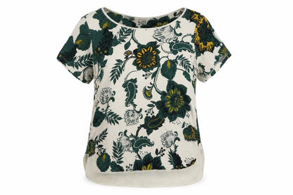 Womens UK Size 14 Per Una Beige Basic Blouse