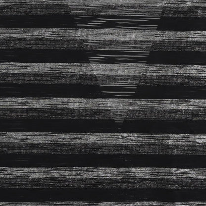 CMD Womens Black Striped Polyester Kimono Blouse Size 14 V-Neck - Open