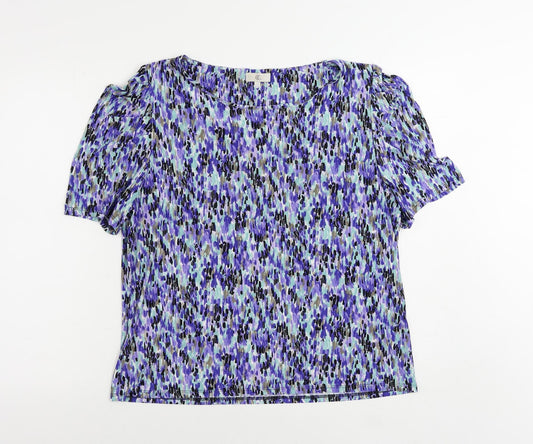 Womens UK Size XL CC Blue Basic Blouse