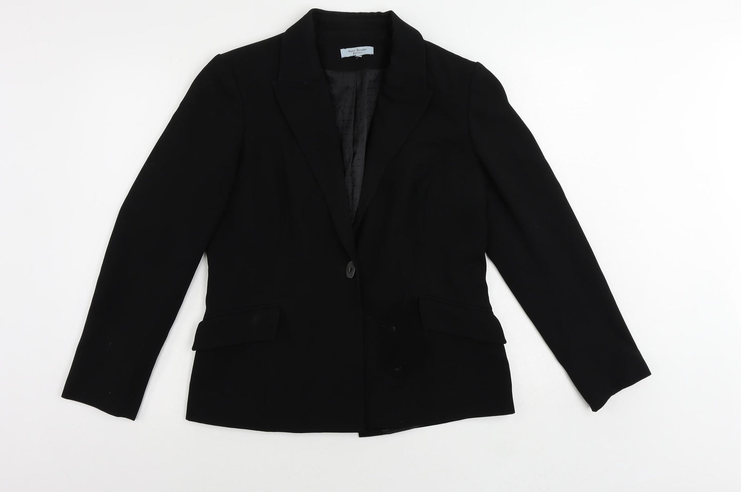 Womens UK Size 14 Anne Brooks Black Jacket