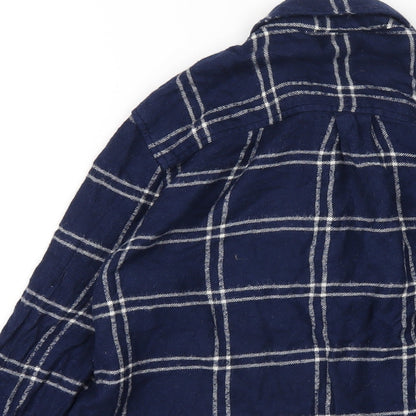 Womens UK Size 8 Topshop Blue Basic Blouse