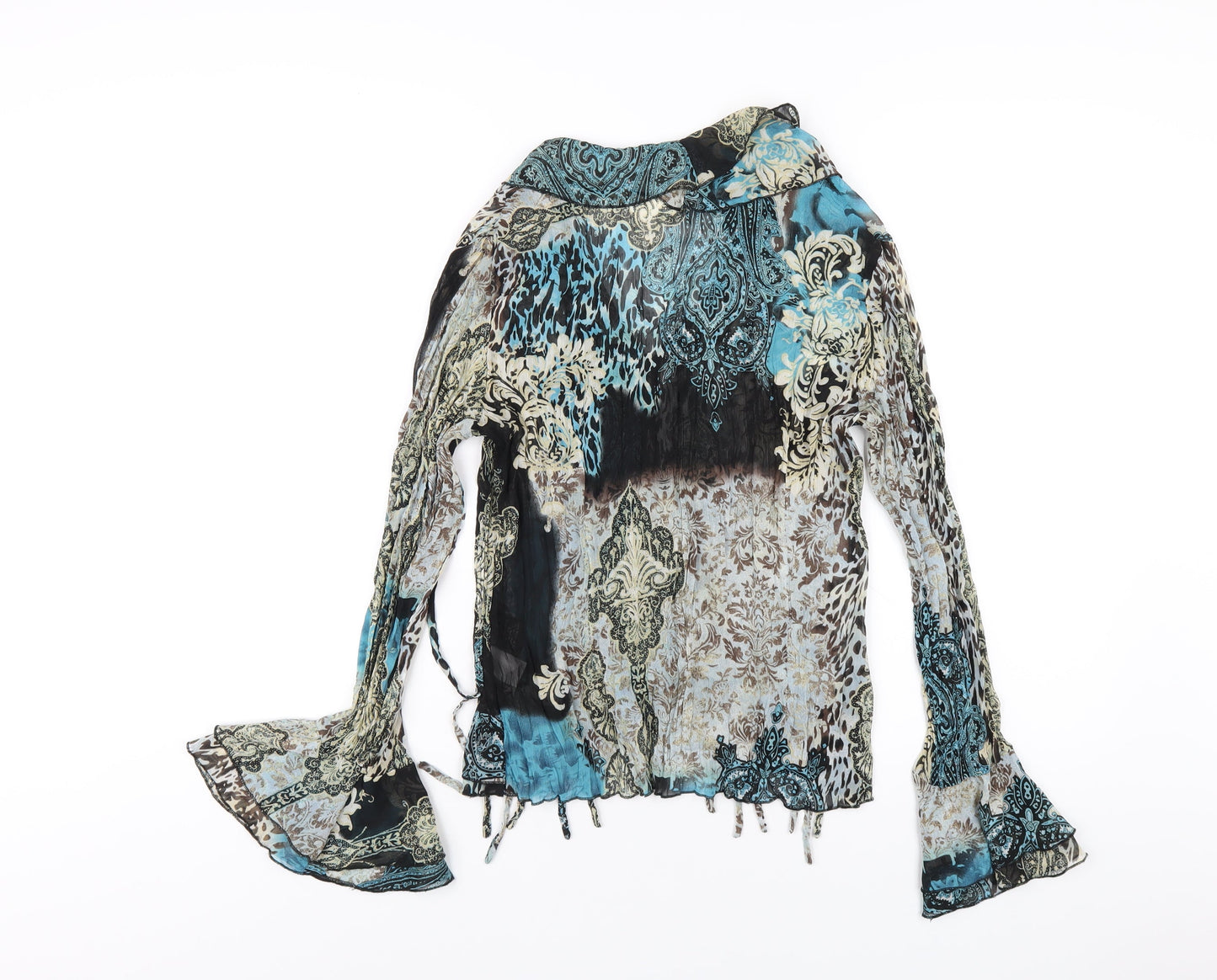 Womens UK Size 12 Antonino Philosophy Multicoloured Basic Blouse