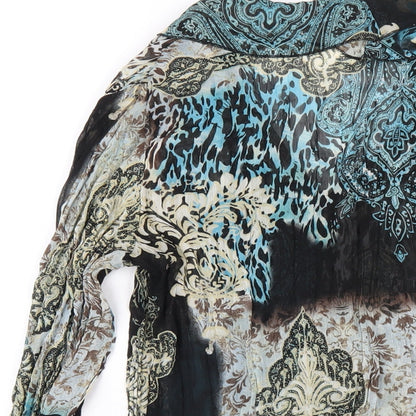 Womens UK Size 12 Antonino Philosophy Multicoloured Basic Blouse
