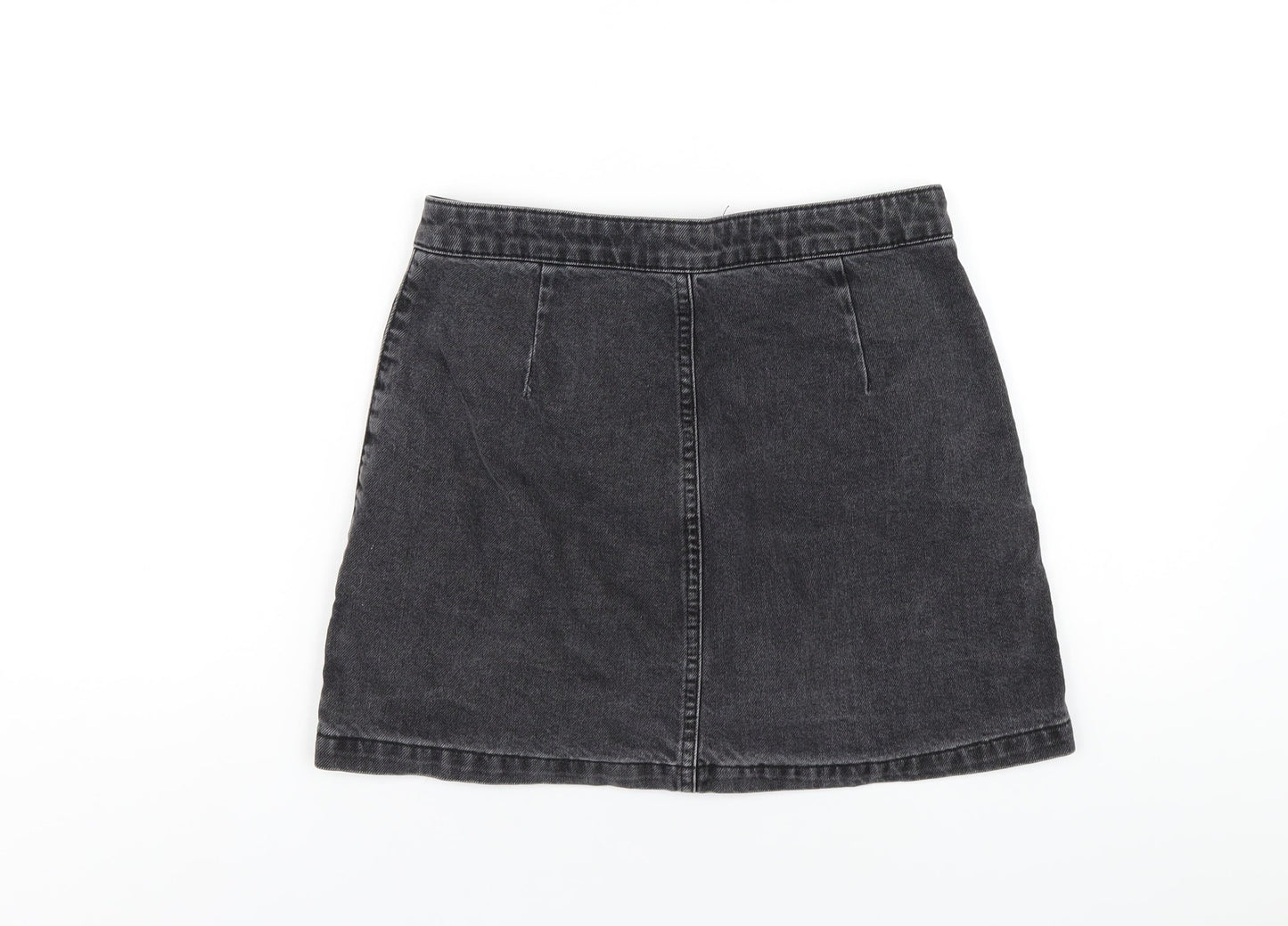 Womens UK Size 10 Topshop A-Line Denim Skirt