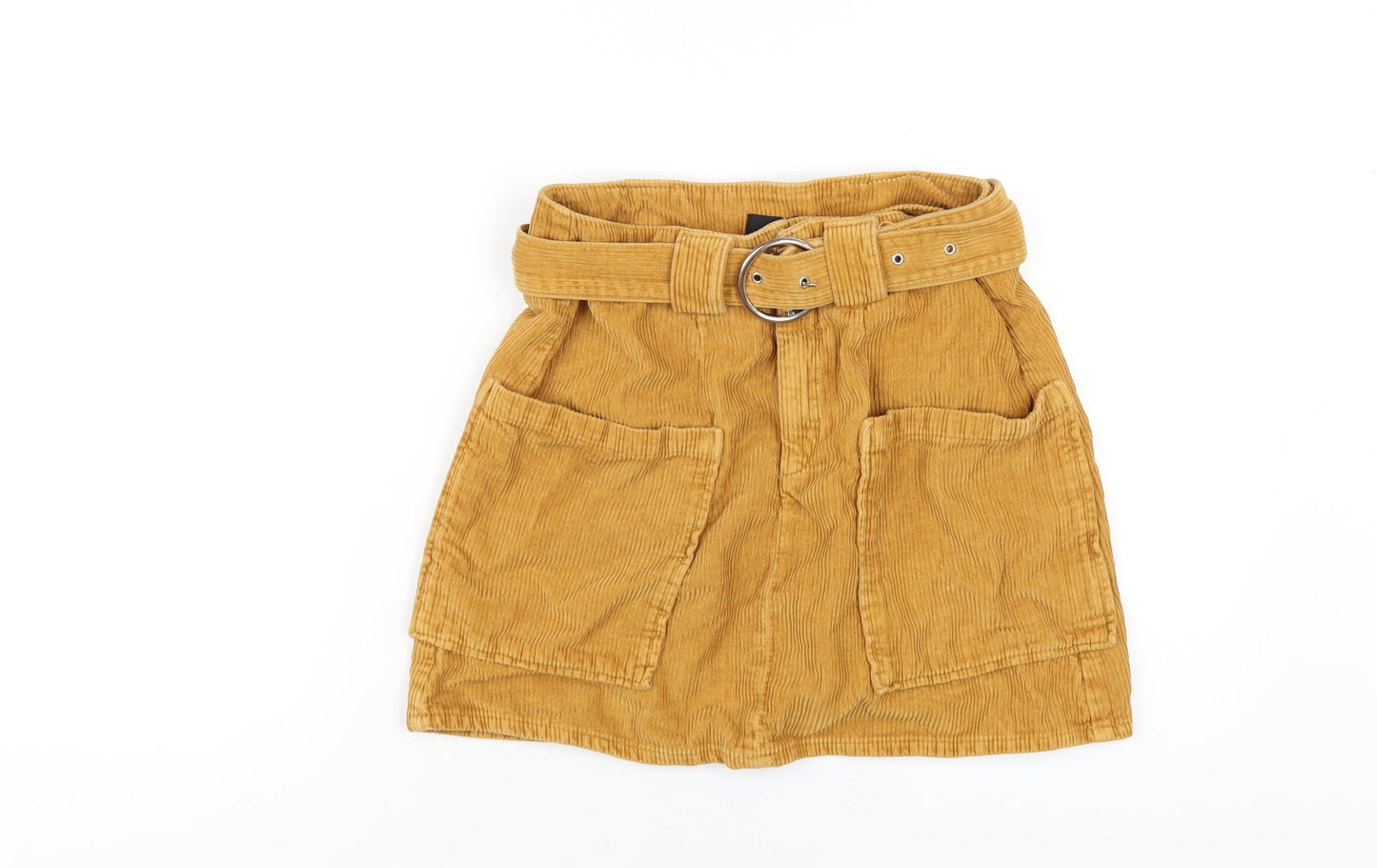 Womens UK Size 8 River Island A-Line Corduroy Skirt