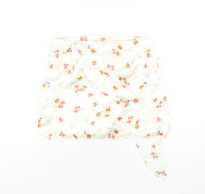 Womens UK Size M Zara A-Line Satin Skirt