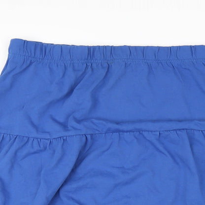 American Sweetheart Womens Blue Cotton A-Line Skirt Size 2XL