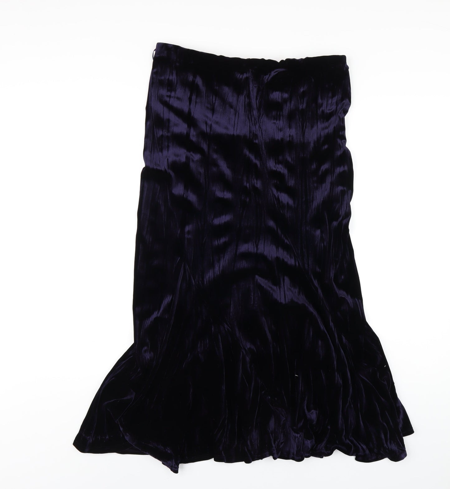 J. Taylor Womens Blue Polyester A-Line Skirt Size 12