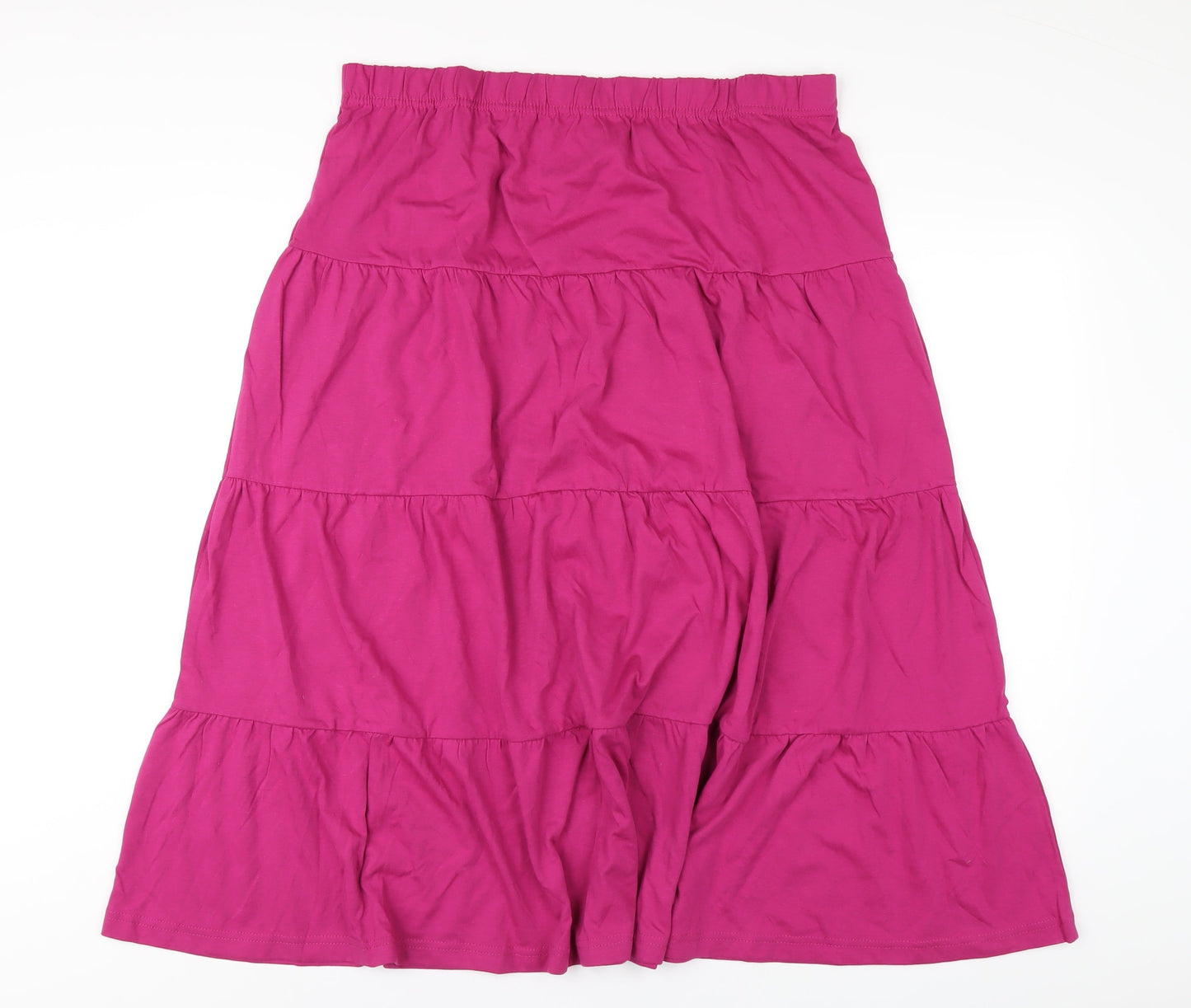 American Sweetheart Womens Pink Cotton A-Line Skirt Size XL
