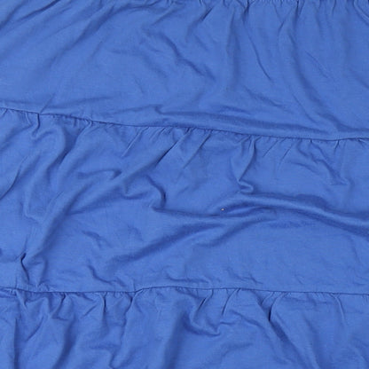 American Sweetheart Womens Blue Cotton A-Line Skirt Size 3XL