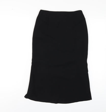 Principles Womens Black Polyester Straight & Pencil Skirt Size 6 Zip