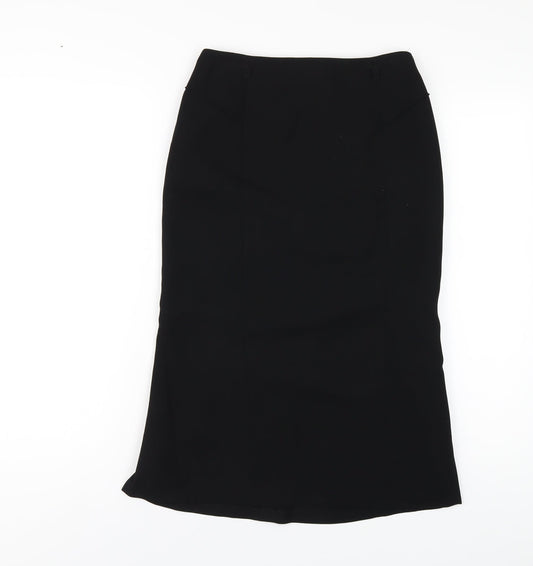 Principles Womens Black Polyester Straight & Pencil Skirt Size 6 Zip