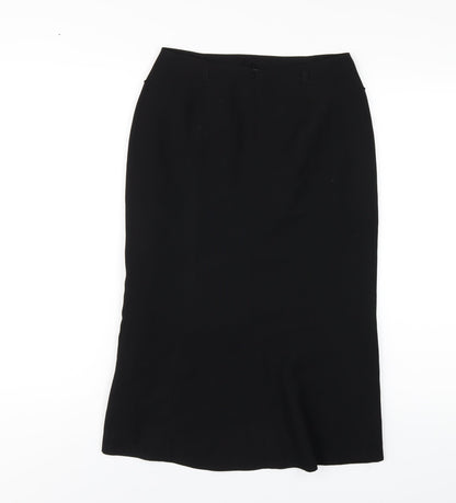 Principles Womens Black Polyester Straight & Pencil Skirt Size 6 Zip