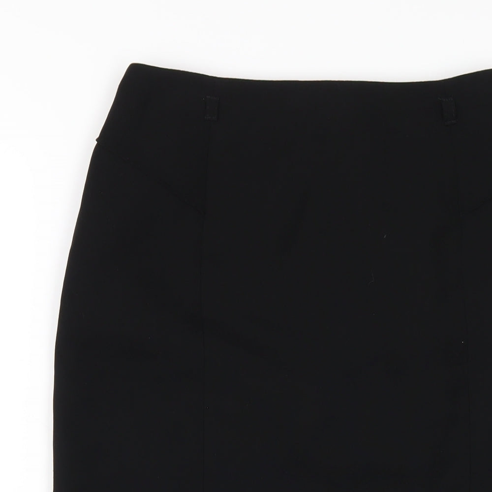 Principles Womens Black Polyester Straight & Pencil Skirt Size 6 Zip