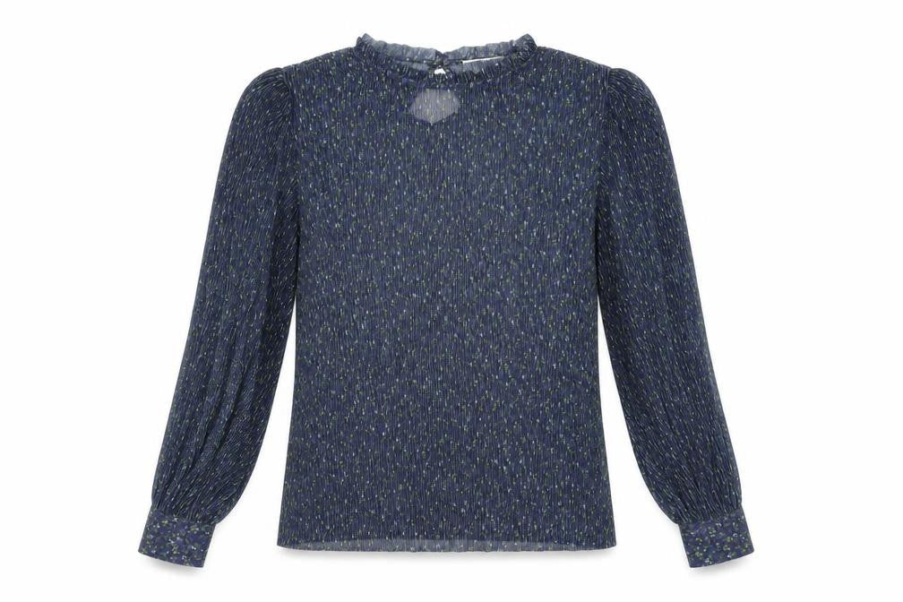 Womens UK Size S Grace & Mila Blue Basic Blouse