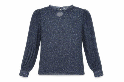 Womens UK Size S Grace & Mila Blue Basic Blouse