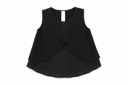 Womens UK Size XS Zara Black Basic T-Shirt