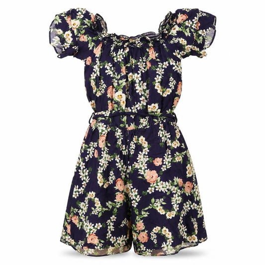 Womens UK Size 6 Dorothy Perkins One-Piece Blue Playsuit