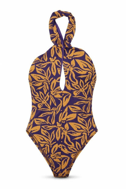 Womens UK Size S Zara One-Piece Purple Bodysuit