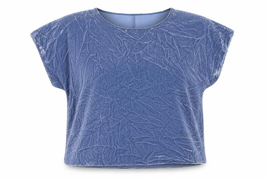 Womens UK Size 20 Marks and Spencer Blue Basic T-Shirt