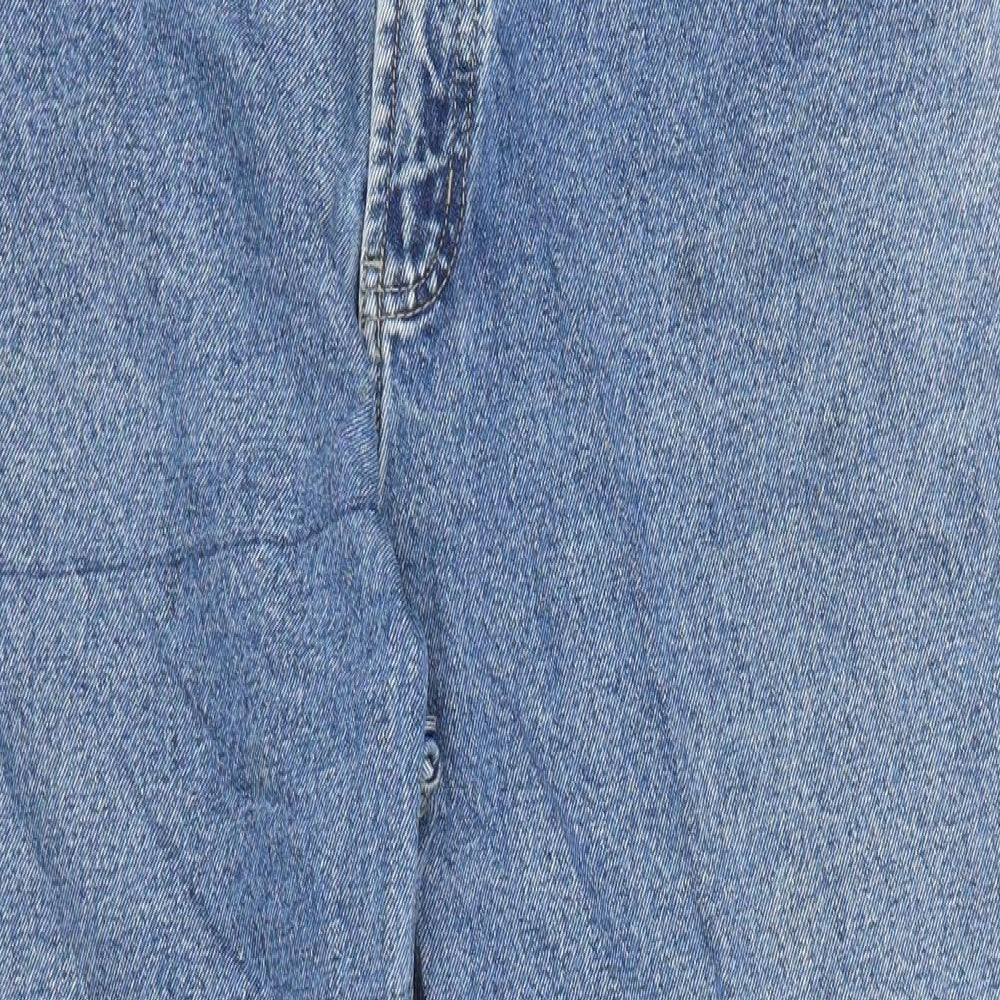 Denim & Co. Mens Blue Cotton Straight Jeans Size 36 in L30 in Regular Zip - Pockets
