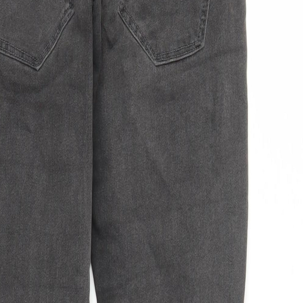 Womens UK Size 30 in H&M Regular Fit Skinny Grey Jeans