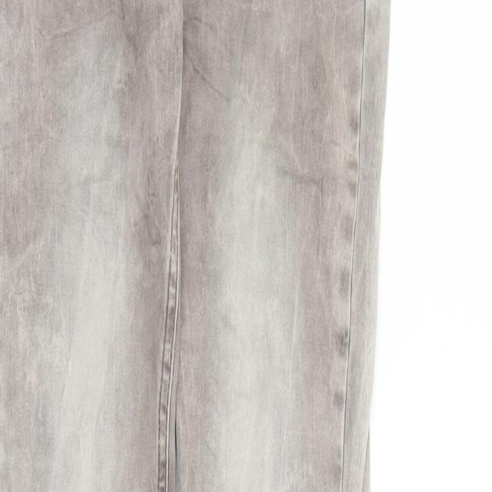 Supertrash Womens Grey Cotton Skinny Jeans Size 28 in L31 in Regular Zip - Pockets