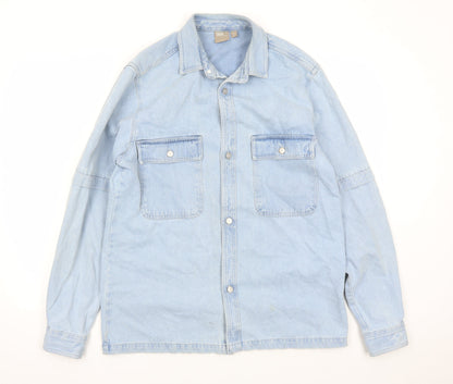 ASOS Mens Blue Jacket Size M Button