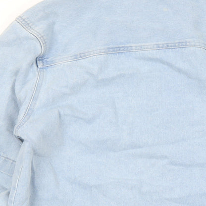 ASOS Mens Blue Jacket Size M Button