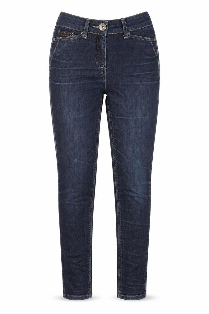 Womens UK Size 8 River Island Regular Fit Straight Blue Jeans