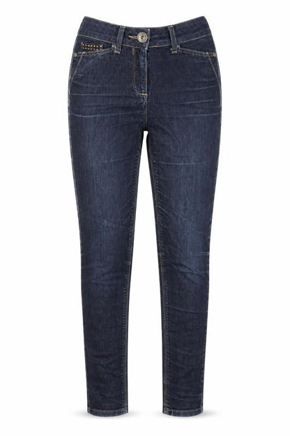 Womens UK Size 8 River Island Regular Fit Straight Blue Jeans