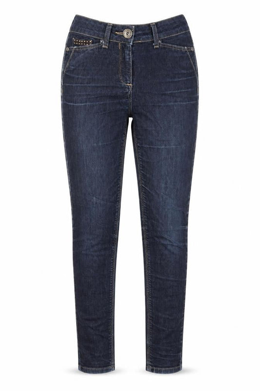 Womens UK Size 8 River Island Regular Fit Straight Blue Jeans