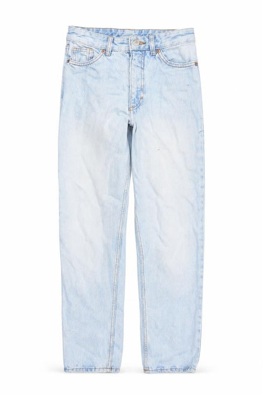 Womens UK Size 26 in Monki Regular Fit Tapered Blue Jeans