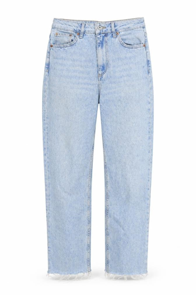 Womens UK Size 30 in Topshop Regular Fit Straight Blue Jeans