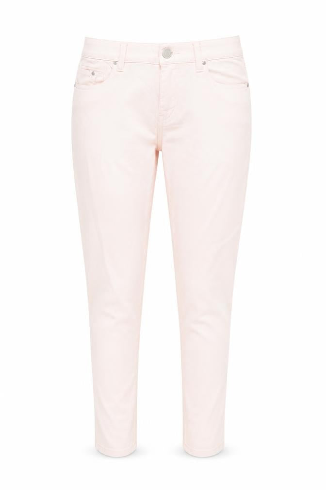 Womens UK Size 12 New Look Regular Fit Skinny Pink Jeans