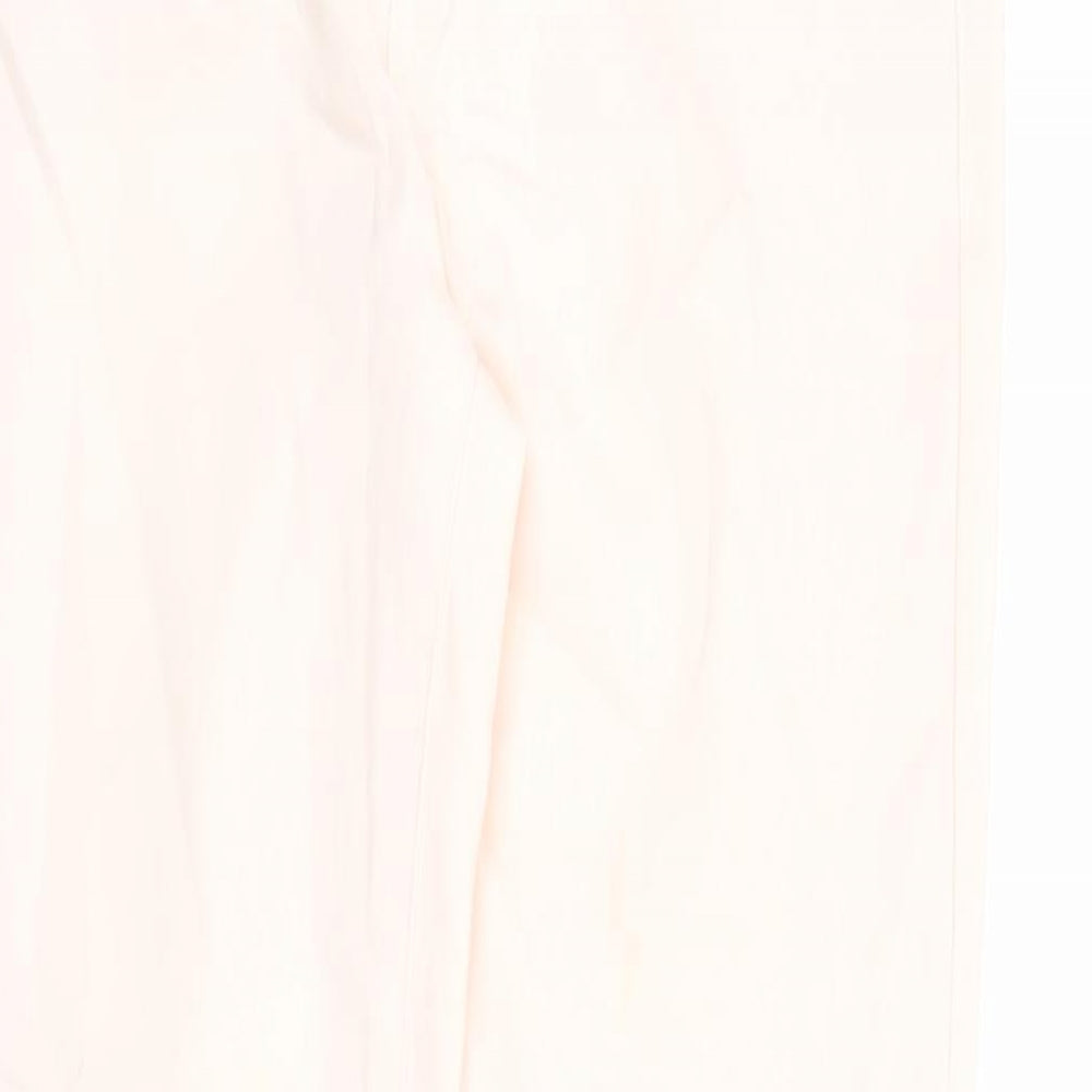 New Look Womens Pink Cotton Skinny Jeans Size 12 L28 in Regular Zip - Pockets