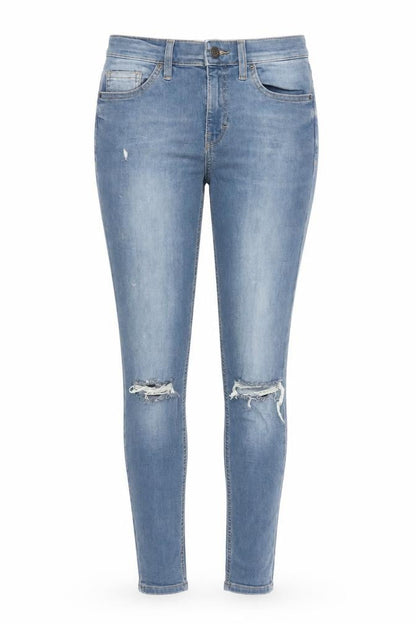 Womens UK Size 26 in Topshop Regular Fit Skinny Blue Jeans