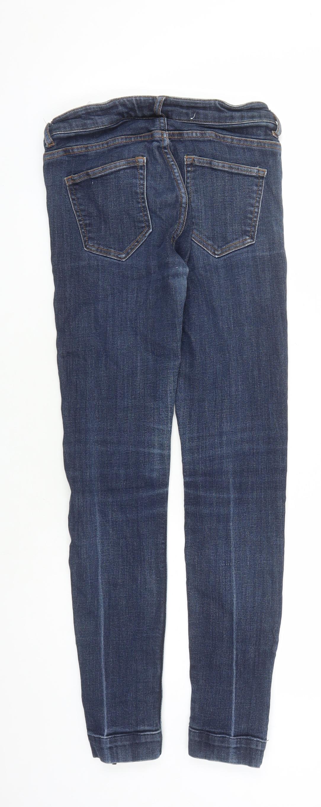 Womens UK Size 26 in H&M Regular Fit Skinny Blue Jeans