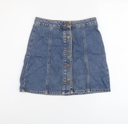 Womens UK Size 6 Denim & Co. A-Line Denim Skirt