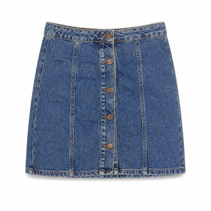 Womens UK Size 6 Denim & Co. A-Line Denim Skirt