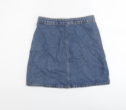 Womens UK Size 6 Denim & Co. A-Line Denim Skirt