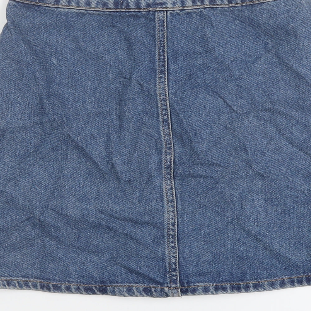 Womens UK Size 6 Denim & Co. A-Line Denim Skirt